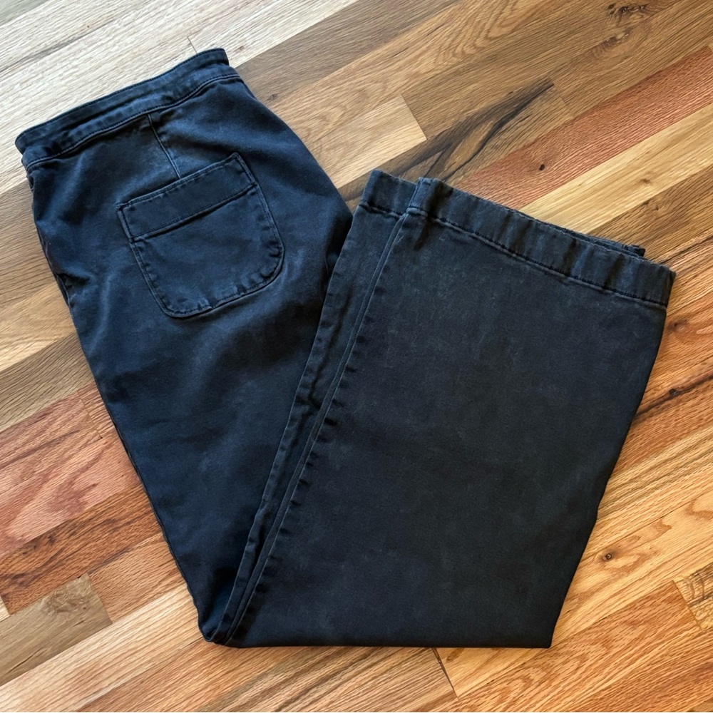 LC Lauren Conrad Black Flare & Wide Leg Jeans